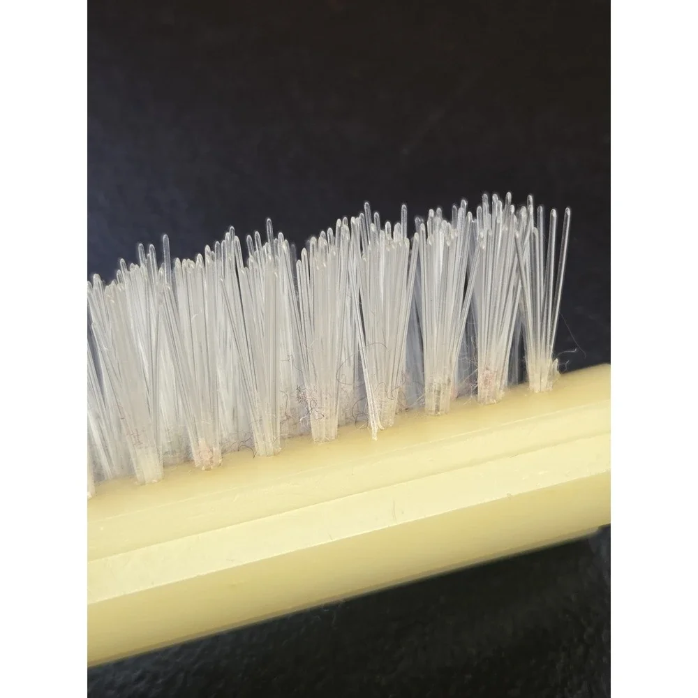 Stanley Lady Catherine Vintage All Nylon 5 Row Hairbrush Pre-owned-Ivory - Picture 12 of 14
